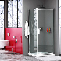 Wasserkraft Salm Душевой уголок 100х200h, профиль хром глянцевый, стекло прозрачное 27I22