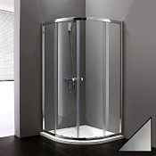 Cezares Anima Душевой уголок, четверть круга, 100х100хh200 см. ANIMA-W-R-2-100-P-Cr