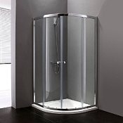 Cezares Anima Душевой уголок, четверть круга, 100х100хh200 см. ANIMA-W-R-2-100-C-Cr-IV