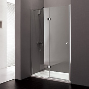 Cezares Verona Душевая дверь распашная 100,8x195h см, стекло рифленное 6 мм, цвет: хром VERONA-W-B-12-100-P-Cr-L