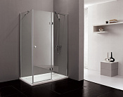 Cezares Verona Душевой уголок 90x80x195h см, стекло прозрачное 6 мм, цвет: хром VERONA-W-AH-1-90/80-C-Cr