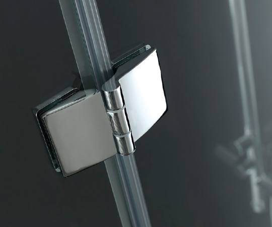 Cezares Verona Душевой уголок правый 100x80x195h см, стекло рифленное 6 мм, цвет: хром VERONA-W-AH-1-100/80-P-Cr-R