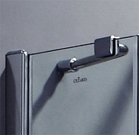 Cezares Verona Душевой уголок правый 100x80x195h см, стекло рифленное 6 мм, цвет: хром VERONA-W-AH-1-100/80-P-Cr-R