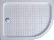 Cezares Tray Душевой поддон из акрила левый 120x100x14h см, цвет: белый TRAY-A-RH-120/100-550-15-W-L