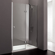 Cezares Verona Душевая дверь распашная 120,8x195h см, стекло рифленное 6 мм, цвет: хром VERONA-W-B-12-120-P-Cr-R