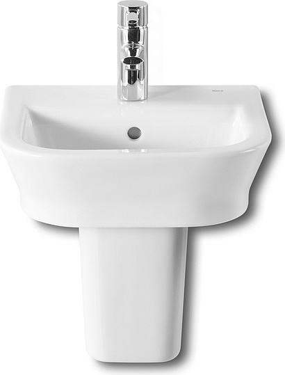 Roca Gap Раковина подвесная 35х32 см, с переливом, без донного клапана, цвет: белый глянцевый 327479000