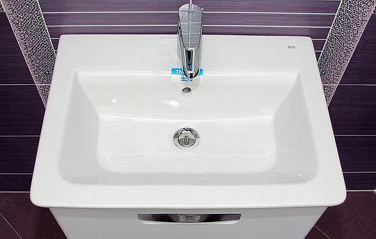 Roca Gap Раковина накладная 60х44х16,5h см, с переливом, без донного клапана, цвет: белый глянцевый 327472000