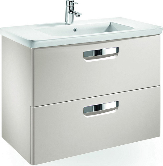 Roca Gap Раковина накладная 60х44х16,5h см, с переливом, без донного клапана, цвет: белый глянцевый 327472000