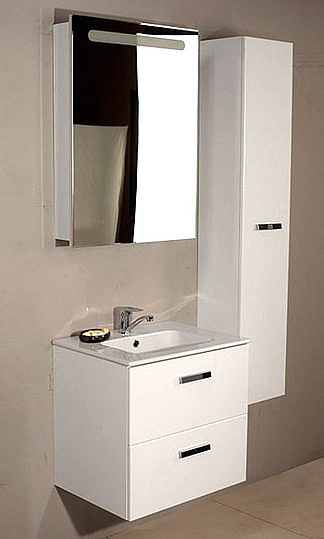 Roca Victoria Раковина накладная 60,5х46,5 см, с переливом, без д/к, цвет: белый глянцевый 32782100Y