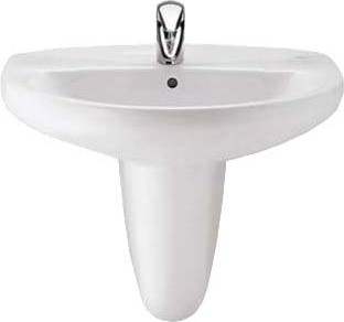 Roca Victoria Раковина подвесная 56х46 см, с переливом, без донного клапана, цвет: белый глянцевый 32739300Y