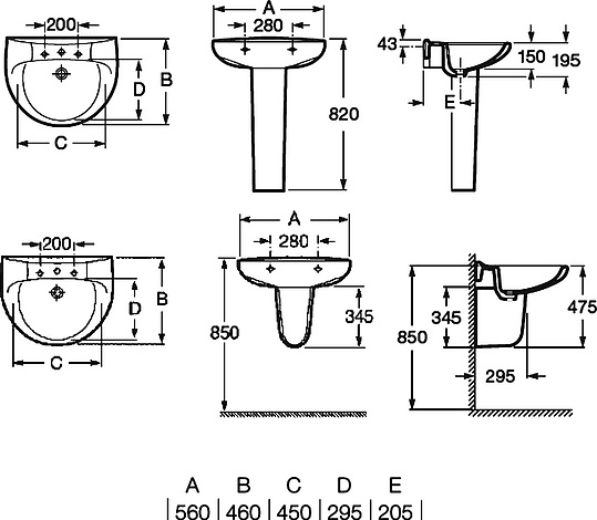 Roca Victoria Раковина подвесная 56х46 см, с переливом, без донного клапана, цвет: белый глянцевый 32739300Y