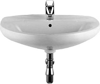 Roca Victoria Раковина подвесная 56х46 см, с переливом, без донного клапана, цвет: белый глянцевый 32739300Y