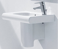 Roca Meridian Раковина подвесная 35х32 см, с переливом, без донного клапана, цвет: белый глянцевый 327249000