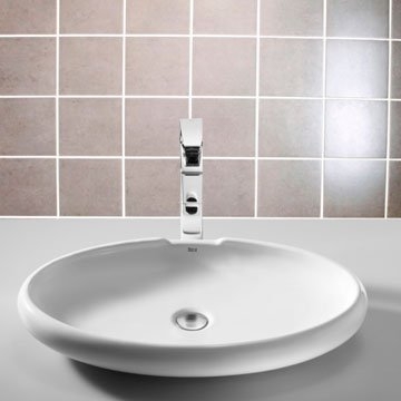 Roca Urbi Раковина чаша 65х40х12h см, без перелива, цвет: белый глянцевый 327229000