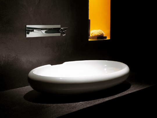 Roca Urbi Раковина чаша 65х40х12h см, без перелива, цвет: белый глянцевый 327229000