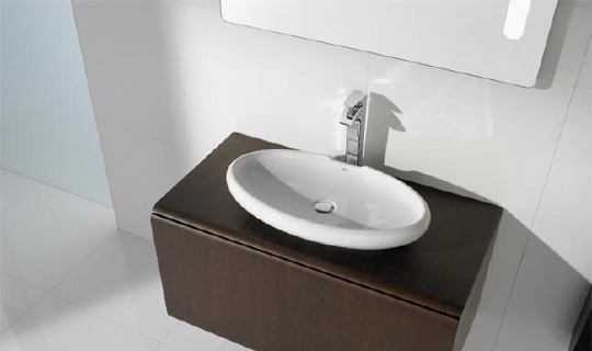 Roca Urbi Раковина чаша 65х40х12h см, без перелива, цвет: белый глянцевый 327229000