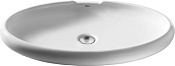 Roca Urbi Раковина чаша 65х40х12h см, без перелива, цвет: белый глянцевый 327229000
