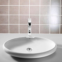 Roca Urbi Раковина чаша 65х40х12h см, без перелива, цвет: белый глянцевый 327229000