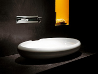 Roca Urbi Раковина чаша 65х40х12h см, без перелива, цвет: белый глянцевый 327229000