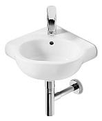 Roca Meridian Раковина подвесная 35х40,5 см, с переливом, без донного клапана, цвет: белый глянцевый 32724C000