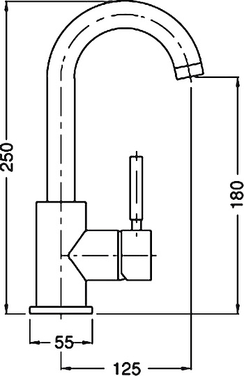 Смеситель Cezares Olimp LSM2 01 L для раковины OLIMP-LSM2-01-L