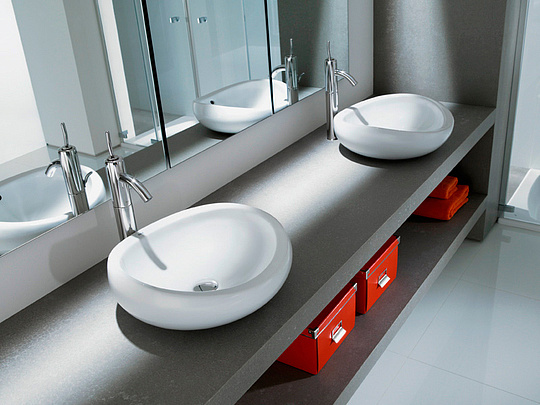 Roca Urbi Раковина чаша 45х45х18h см, без перелива, цвет: белый глянцевый 327225000