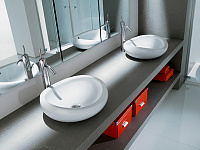 Roca Urbi Раковина чаша 45х45х18h см, без перелива, цвет: белый глянцевый 327225000