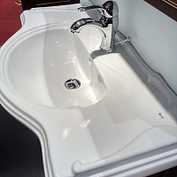 Roca America Раковина накладная 86,5х48х21,5h см, с переливом, без д/к, цвет: белый глянцевый 327206000