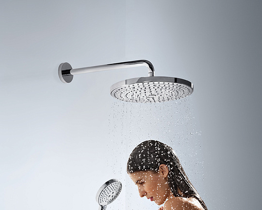 Hansgrohe Кронштейн настенный 24,1 см, цвет: хром 27409000