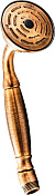 Bossini Charleston Ручной душ, 1 вид струи, цвет: antique brass, bronze B00580.022