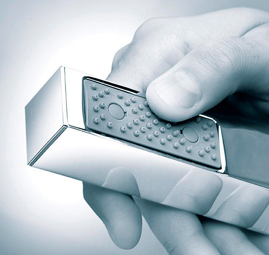 Bossini Cube Ручной душ, 1 вид струи, цвет: chrome B00255.030