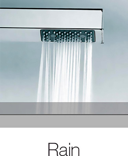 Bossini Cube Ручной душ, 1 вид струи, цвет: chrome B00255.030