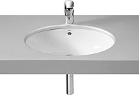 Roca Berna Раковина встраиваемая снизу 62х39 см, с переливом, без д/к, цвет: белый глянцевый 327899000