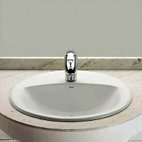 Roca Aloa Раковина встраиваемая сверху 56х47,5 см, без перелива, цвет: белый глянцевый 327865000