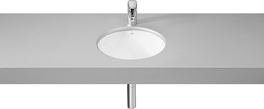 Roca Foro Раковина встраиваемая снизу d41 см, без перелива, цвет: белый глянцевый 327884000