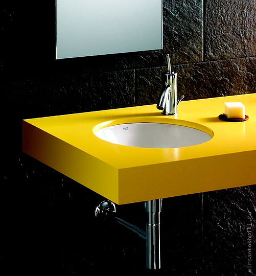 Roca Foro Раковина встраиваемая снизу d41 см, без перелива, цвет: белый глянцевый 327884000