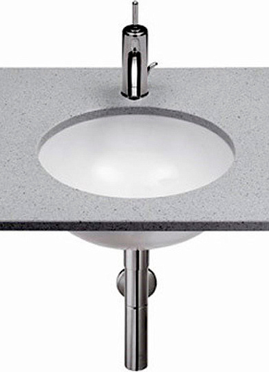 Roca Foro Раковина встраиваемая снизу d41 см, без перелива, цвет: белый глянцевый 327884000