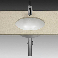 Roca Foro Раковина встраиваемая снизу d41 см, без перелива, цвет: белый глянцевый 327884000