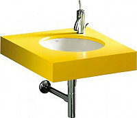 Roca Foro Раковина встраиваемая снизу d41 см, без перелива, цвет: белый глянцевый 327884000