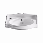 Simas Arcade Раковина подвесная 37,5х28 см, с переливом, 1 отвер. под смеситель, цвет: белый глянц. AR035bi*1sx