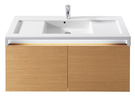 Roca Stratum Раковина подвесная 110х50 см, без перелива, цвет: белый глянцевый 327631000