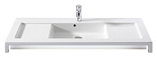 Roca Stratum Раковина подвесная 110х50 см, без перелива, цвет: белый глянцевый 327631000