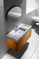 Roca Stratum Раковина подвесная 110х50 см, без перелива, цвет: белый глянцевый 327631000