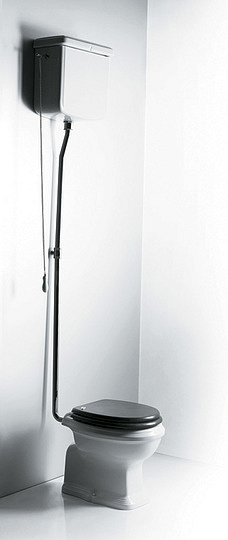 Simas Arcade Унитаз с высоким бачком, цвет: белый AR811/AR802