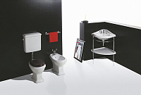 Simas Arcade Унитаз с высоким бачком, цвет: белый AR811/AR812