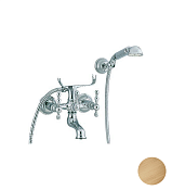 Cisal Arcana America Смеситель для ванны накладной, с душевым комплектом, цвет: antique bronze AA00012027