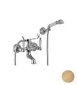 Cisal Arcana Toscana Смеситель для ванны накладной, с душевым комплектом, цвет: antique bronze TS00012027
