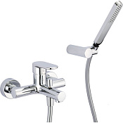 Cisal LineaViva Смеситель для ванны накладной, с душевым комплектом, цвет: chrome LV00012021