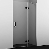 Wasserkraft Aller Душевая дверь 120х200h, профиль комбинир. покрытие, стекло прозр. 10H05RBLACK