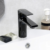 Wasserkraft Glan Смеситель для умывальника однорычажный, цвет: черный 6603